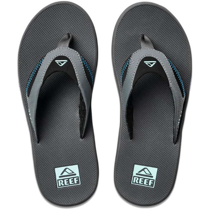 2024 Reef Mens Fanning Sandals CJ2911  - Gunmetal / Ocean